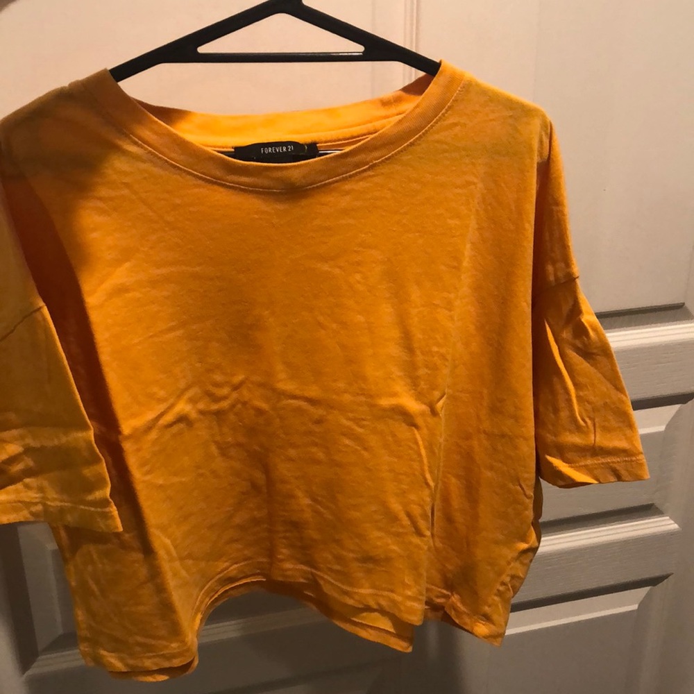 Orange Crop Top